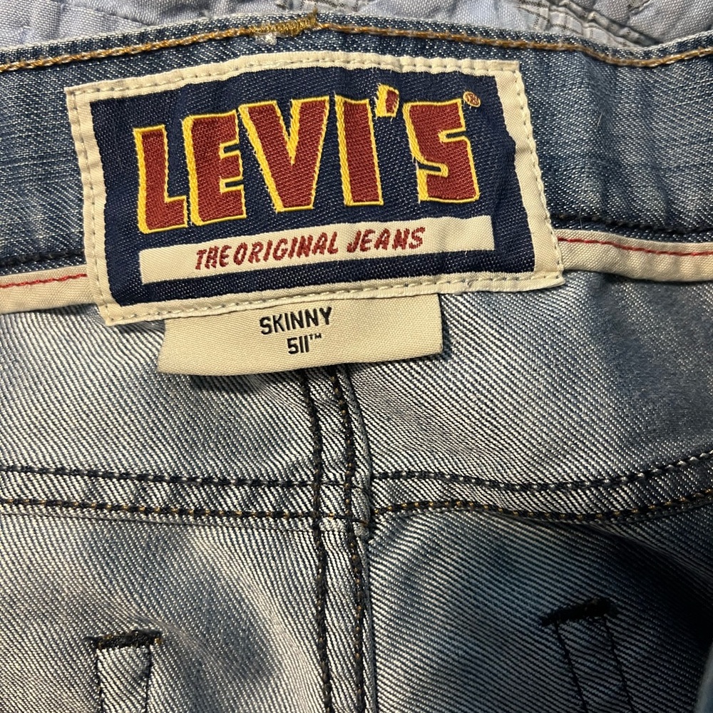 Levi's Skinny Blue Jeans Iconic Denim